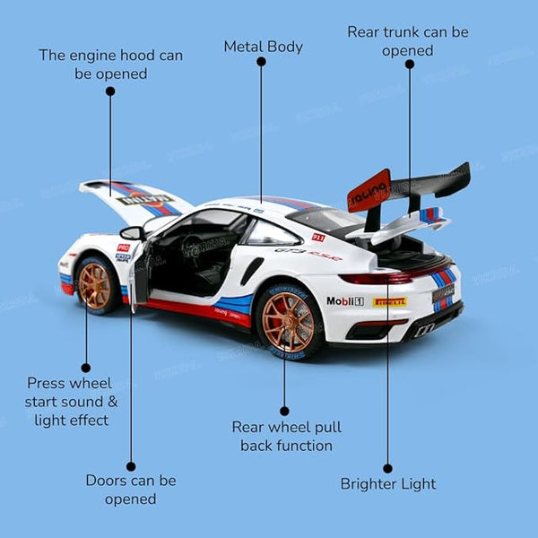 VikriDa 1:18 Martini Alloy Model Car Toy