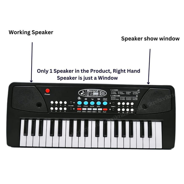 VikriDa Black 37 Key Piano Toy