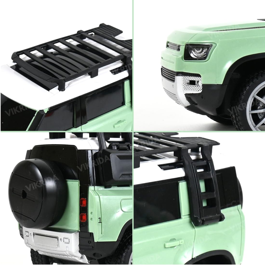 VikriDa RC Smoke Defender Off-Road Car for Kids