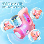 VikriDa Pink Seahorse Bubble Gun Set