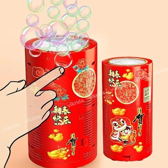 VikriDa Fireworks Musical Bubble Maker Machine