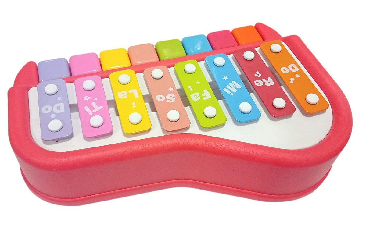 VikriDa 8-Key 2-in-1 Piano Xylophone Toy