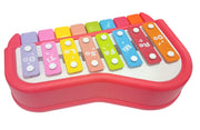 VikriDa 8-Key 2-in-1 Piano Xylophone Toy