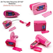 VikriDa Pink Battery Operated Appliances Playset