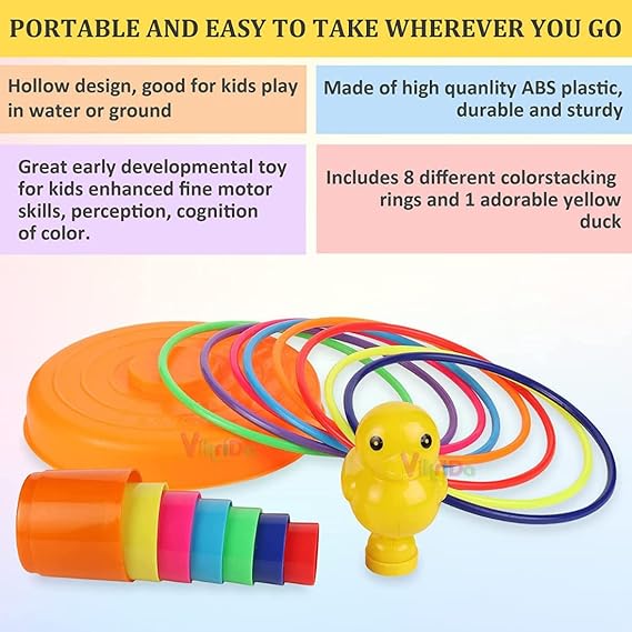 VikriDa Educational Stacking Rings Toy Set