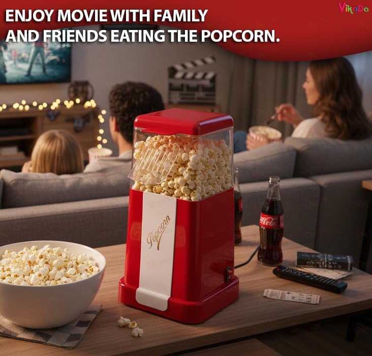 VikriDA Jumbo Oil-Free Popcorn Maker