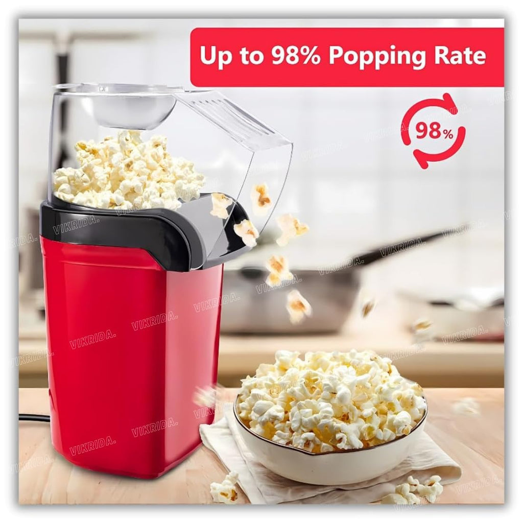 VikriDA 1200W Hot Air Popcorn Maker