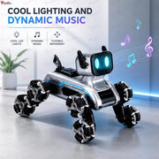 VikriDa Stunt Eight-Wheel Robot Dog for Kids