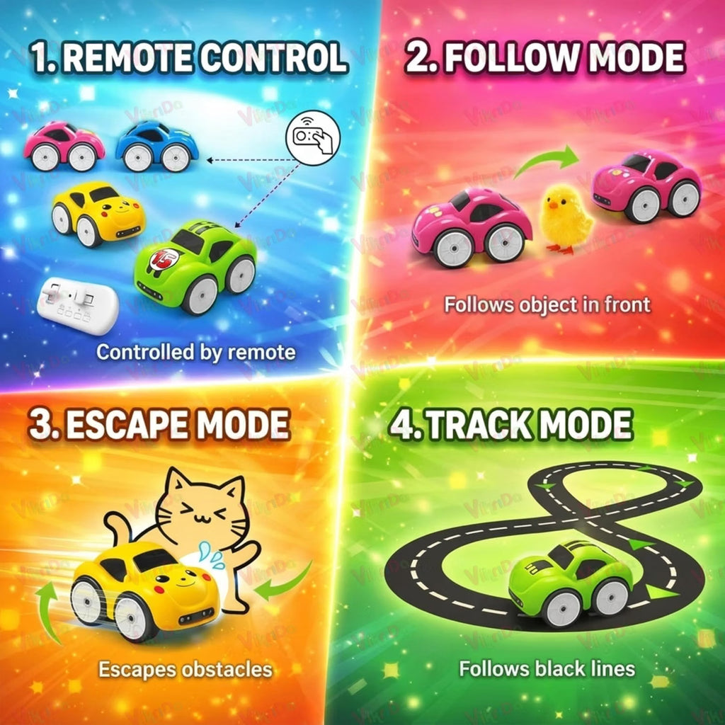 Mini Follow-Me Smart RC Car