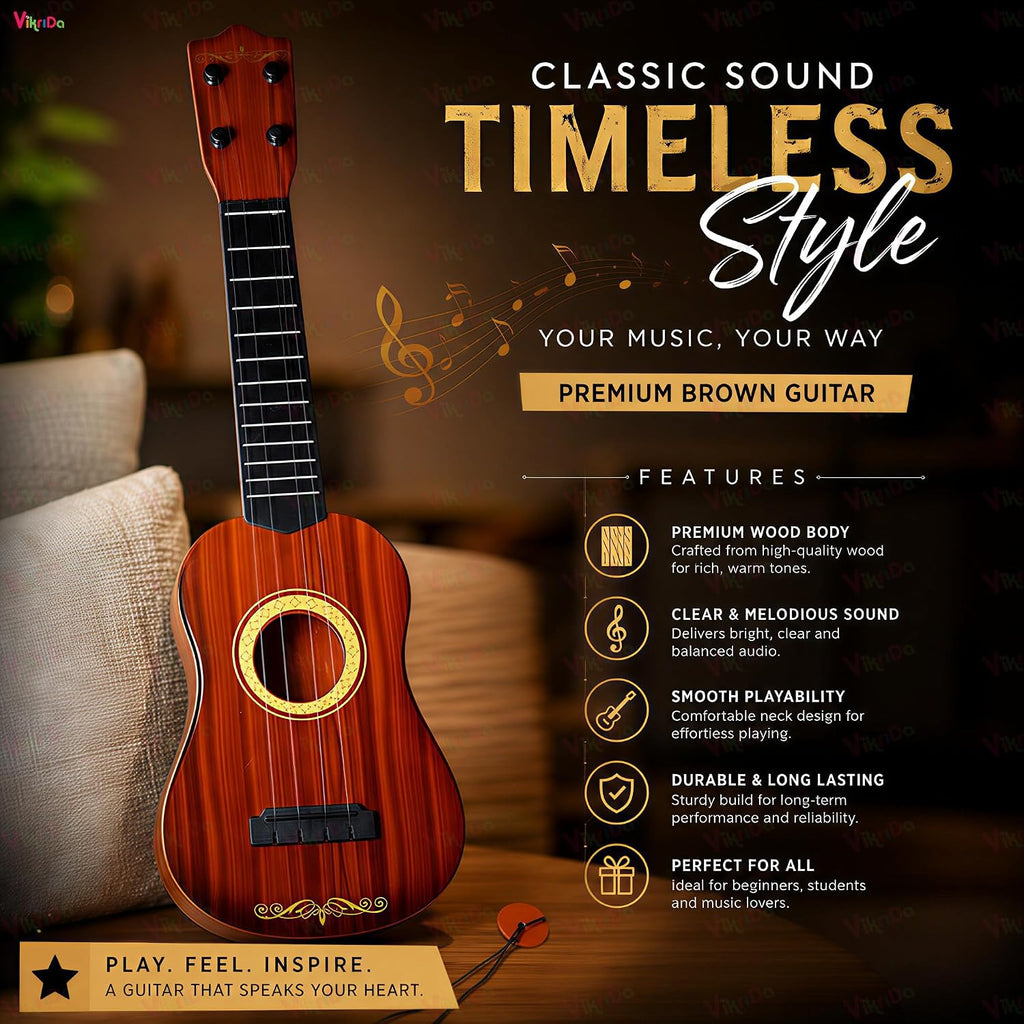 VikriDA Mini Guitar Music Learning Toy