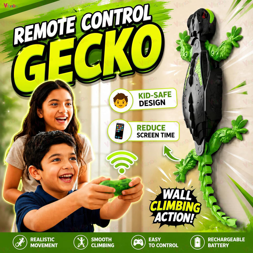VikriDA Wall Climbing RC Gecko Lizard Toy