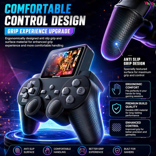 VikriDA S10 Portable Retro Gaming Player