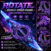 VikriDa Retractable Double Blade LED Sword