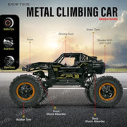 VikriDa Black 1/18 RC Mist Spray Crawler