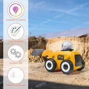 VikriDa Yellow RC Remote Control Excavator Toy