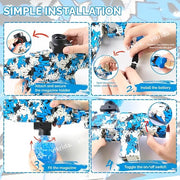 VikriDa Blue Automatic Gel Blaster Gun Toy