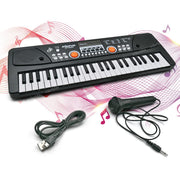 VikriDa 49-Key Piano Keyboard with Microphone