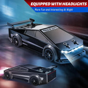 VikriDa RC Black Tesla-Style Pick-Up Drift Car for Kids