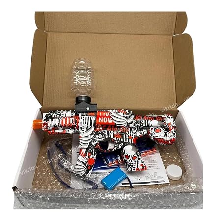 VikriDA Gel Ball Blaster Gun & Foam Blaster for Outdoor Activities Shooting Time with Gel Ball for Adult Original Airsoft Gun Automatic