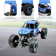 VikriDa Blue RC Monster Truck Rock Crawler