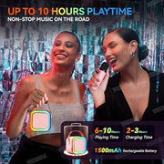 VikriDa Mini Karaoke Speaker With Microphone