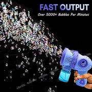 VikriDa Automatic LED Blue Bubble Gun