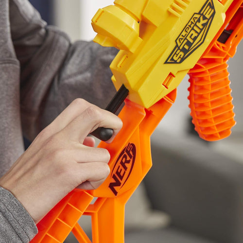 Nerf Alpha Strike Battalion Set - Includes 4 Blasters, 4 Half-Targets,