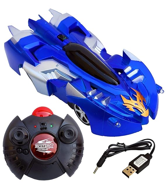 VikriDA Plastic Anti Gravity Wall Climbing Remote Control Car For Kids, Assorted