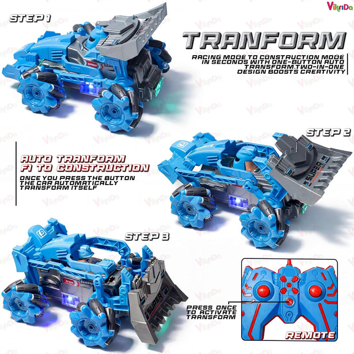 VikriDa Deformable Drift F1 RC Truck for Kids