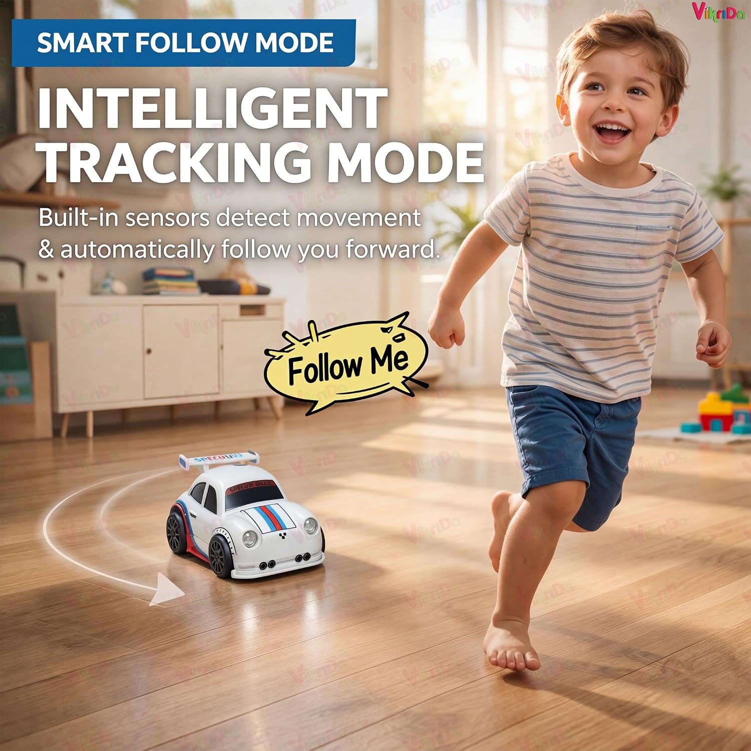 VikriDA 2.4G Mini RC Drifting Racing Car