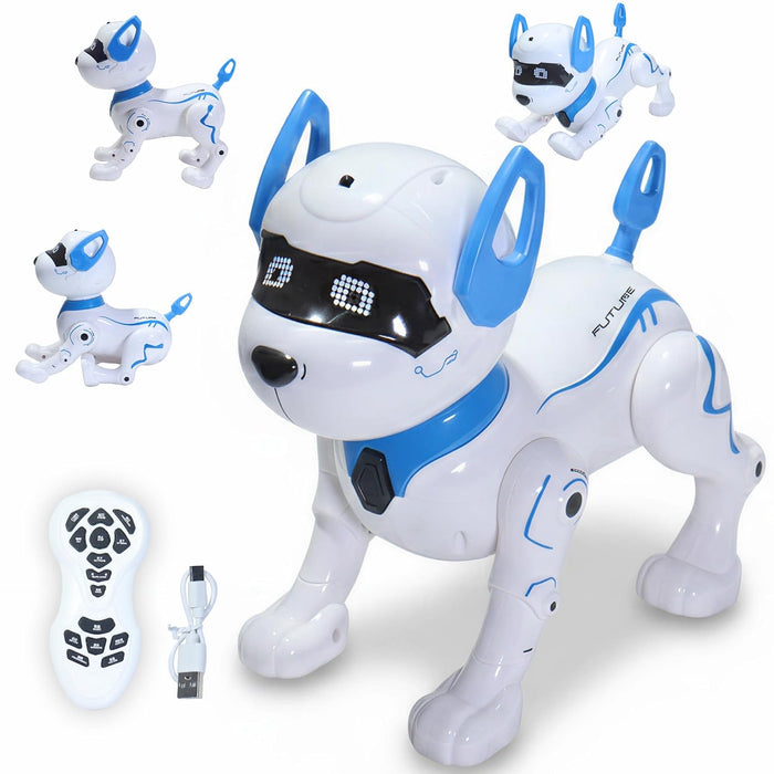 VikriDa Stunt Dance RC Robot Dog for Kids