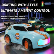 VikriDa Blue Orange 1:64 Mini RC Drift Car for Kids