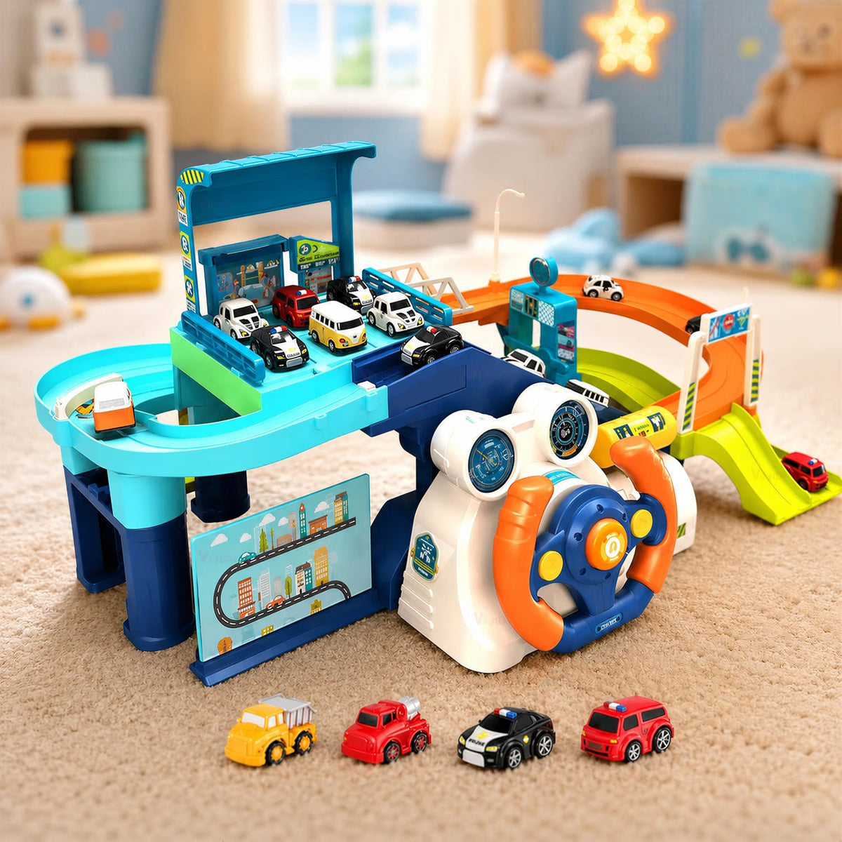 VikriDa Urban Rail Adventure Track Toy