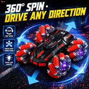 VikriDa Watch-Controlled LED Extreme Stunt Car for Kids