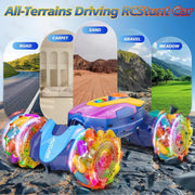 VikriDa Multicolor Torsion Stunt Car for Kids