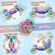 VikriDa Multicolor Torsion Stunt Car for Kids