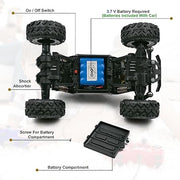 VikriDa Silver 4WD RC Rock Crawler Car