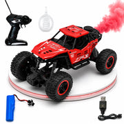 VikriDa Red Smoke Metallic Monster Truck for Kids