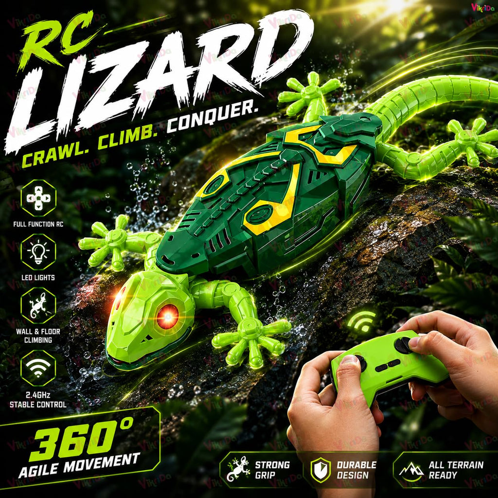 VikriDA RC Wall Climbing Lizard Toy