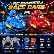 VikriDa RC Bumper Car – Bump and Go Toy Car for Kids