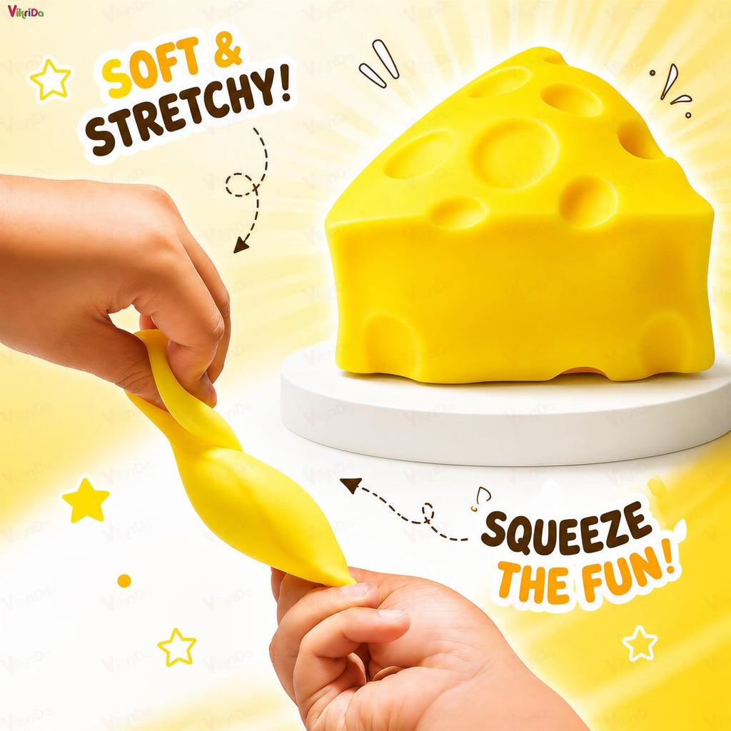 VikriDa Cheese Squishy Slow Rising Fidget Toy