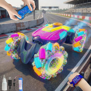 VikriDa Multicolor Torsion Stunt Car for Kids