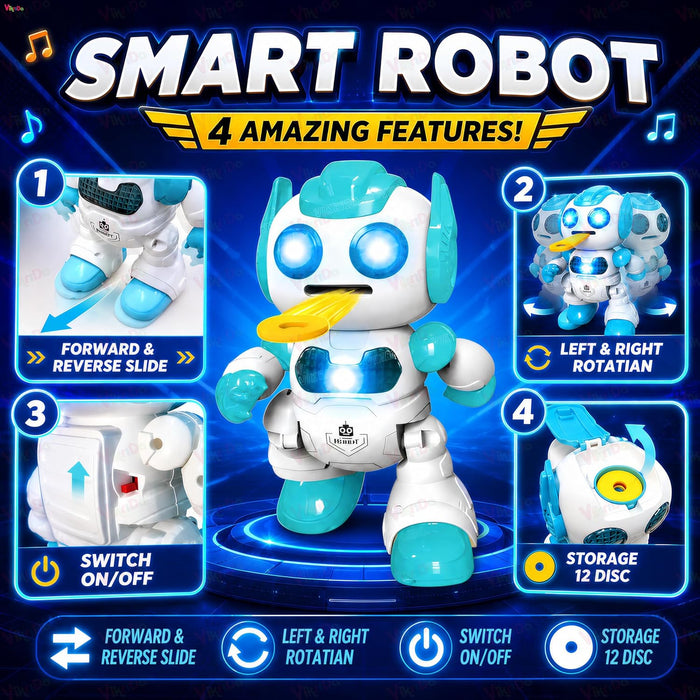 VikriDa RC Intelligent Robot – Remote Control Robot Toy for Kids