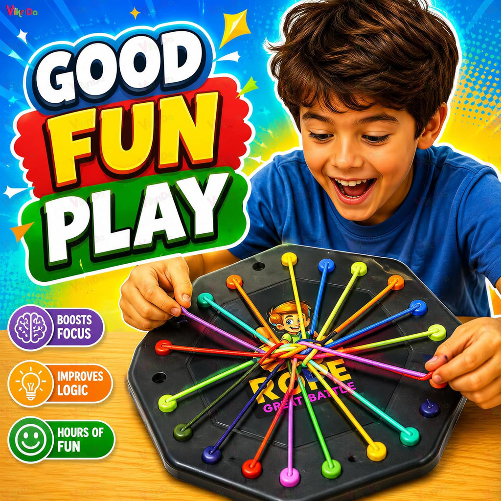 VikriDa Rope Challenge Puzzle Board Game for Kids
