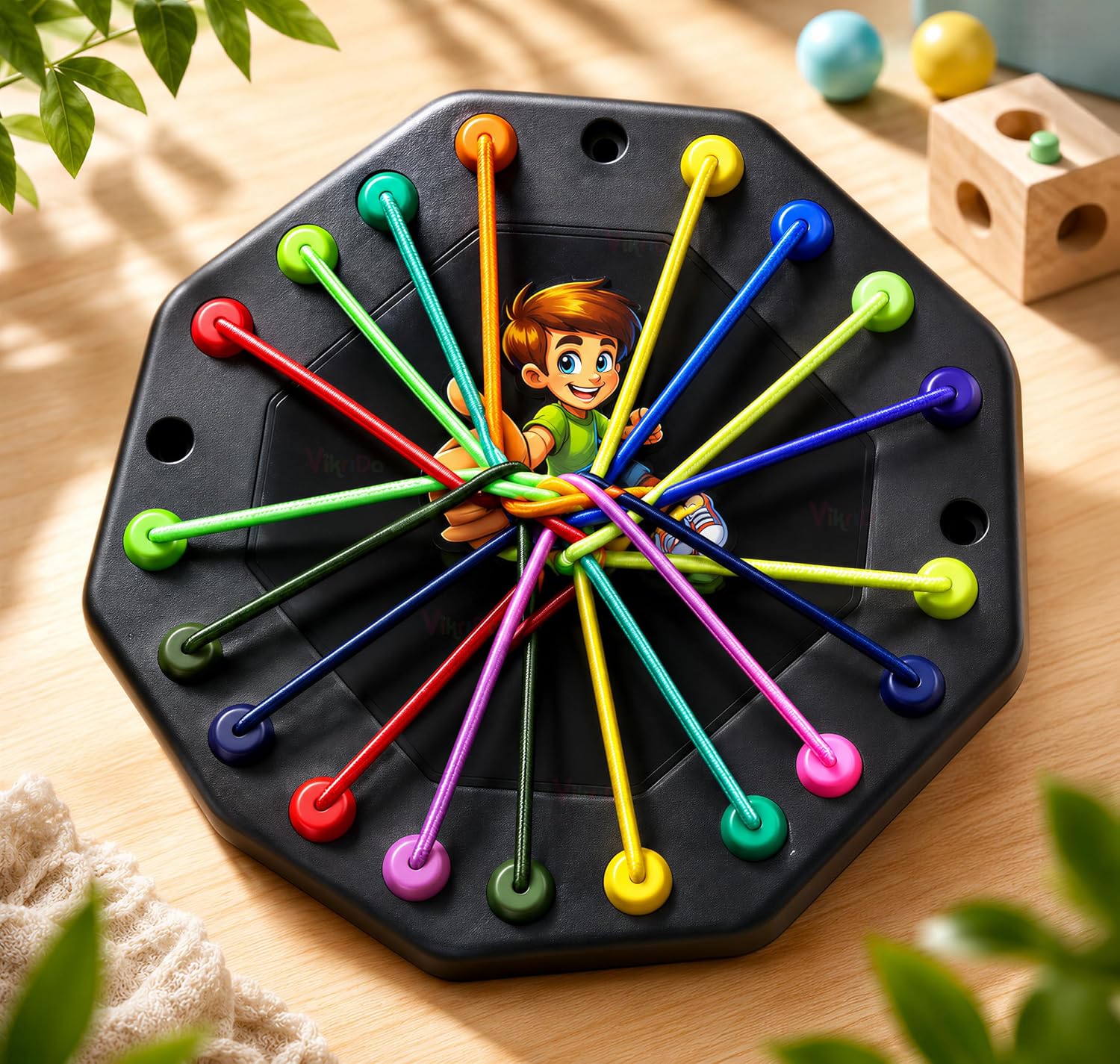 
                      VikriDa Rope Challenge Puzzle Board Game for Kids
                    