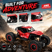 VikriDa Red Smoke Metallic Monster Truck for Kids