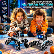 VikriDa Stunt Eight-Wheel Robot Dog for Kids
