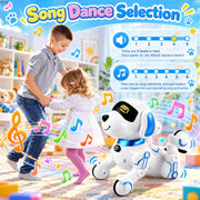 VikriDa Blue Smart Robot Pet Dog with AI for Kids